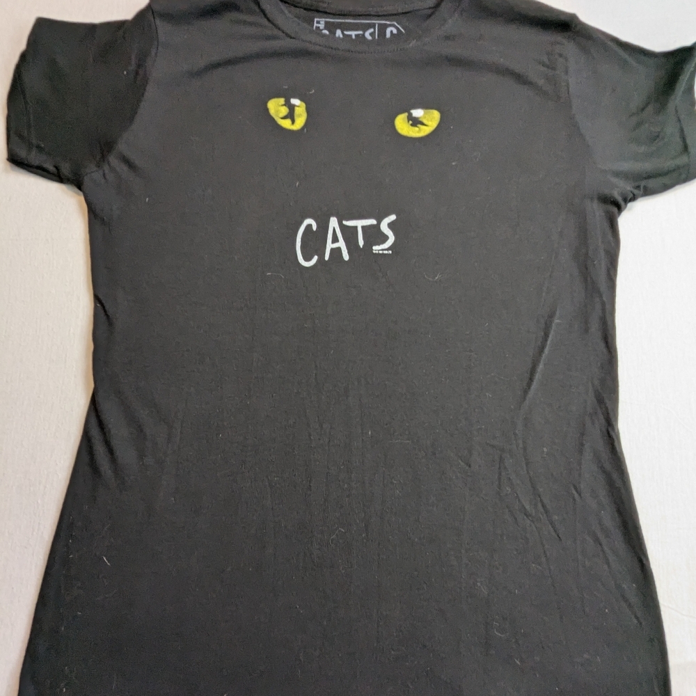 CATS The Musical Theater Black Tee Size XL